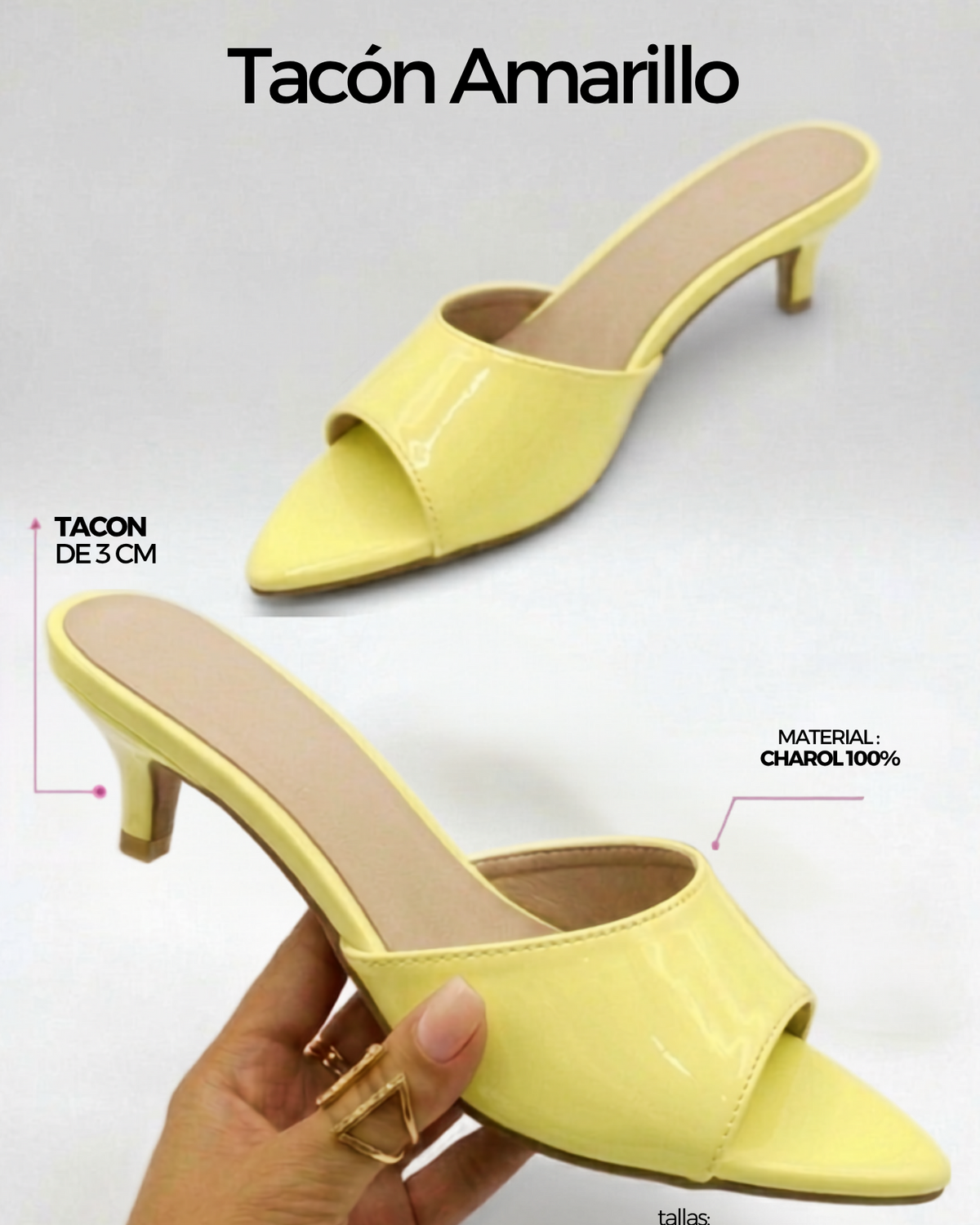 Tacón Bajo Luxury 2,5 Cm